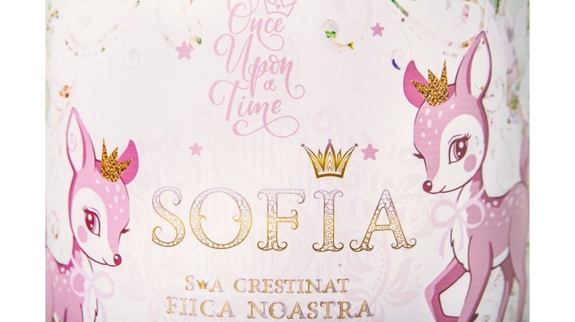 Trusou botez pentru fetite inspirat din desene animate cu caprioara Bambi 10